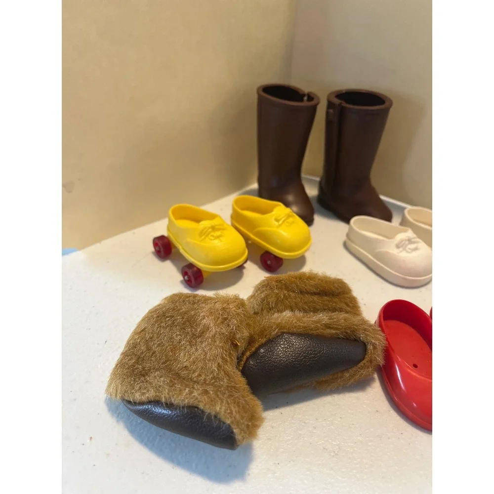 18 Inch Doll Shoe Lot Roller Skates Boots Sneakers Flats Mixed Footwear Set